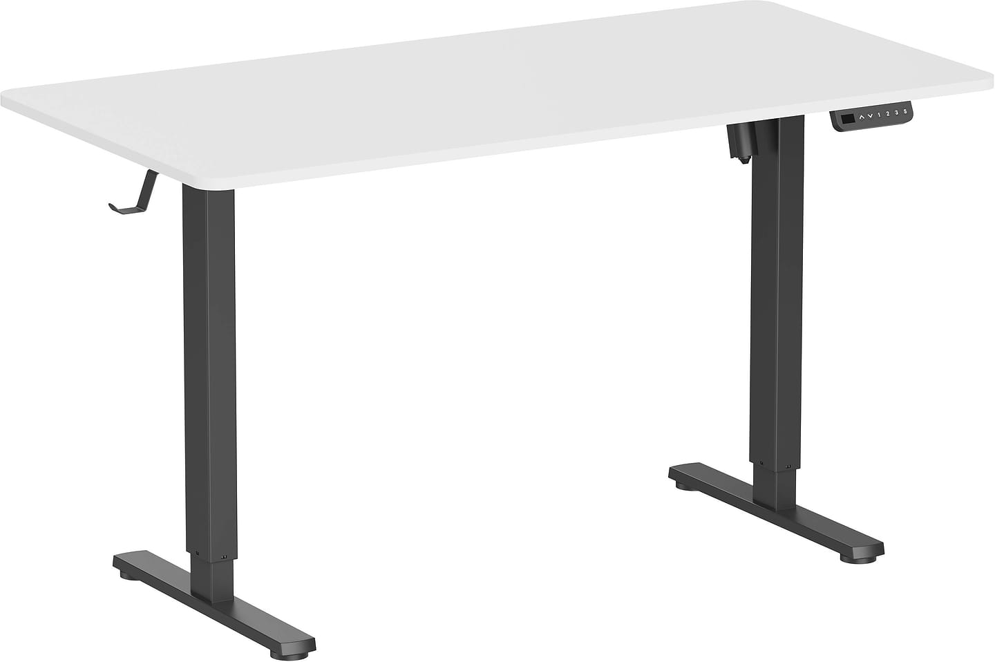 Стіл комп'ютерний OfficePro ODE1470WB White/Black - Фото 1