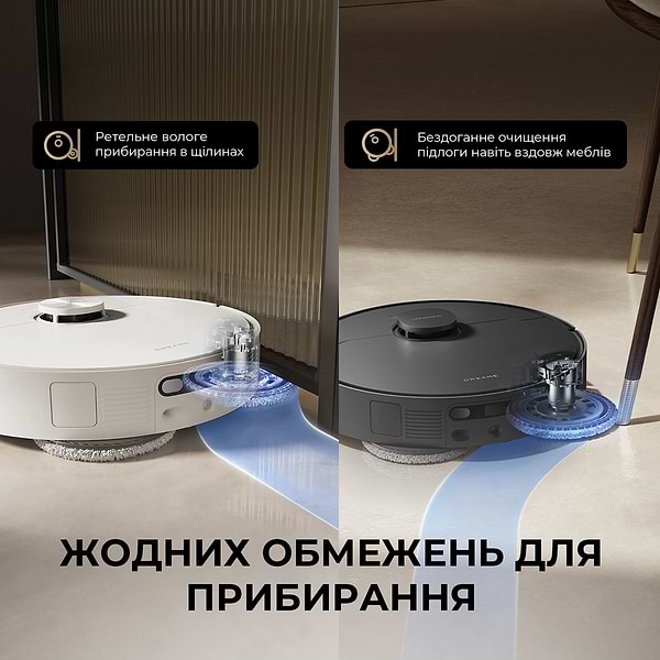 Фото - Робот-пилосос миючий Dreame Vacuum L40 Ultra AE Black EUA (RLL77SE-Bl)