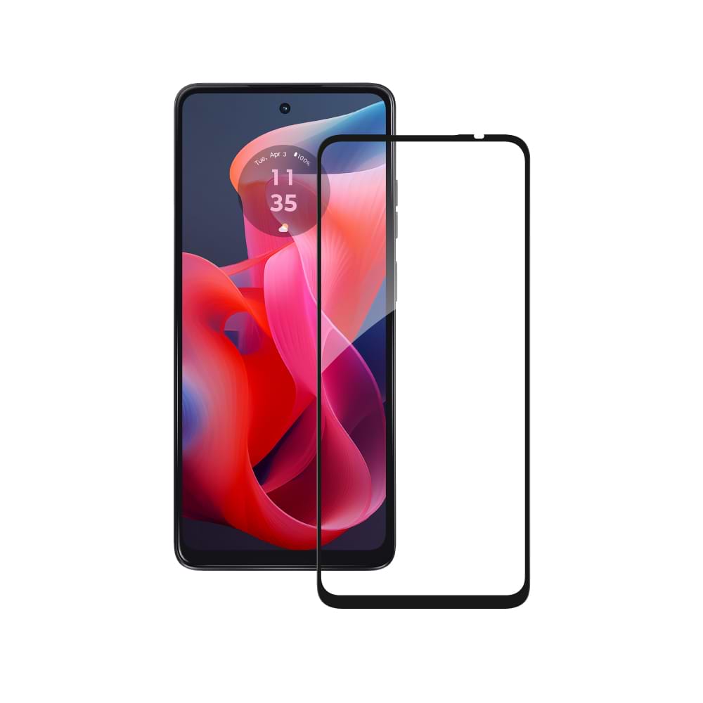 Захисне скло для смартфону ACCLAB Full Glue for MOTO G24/G34 Black (1283126590016)