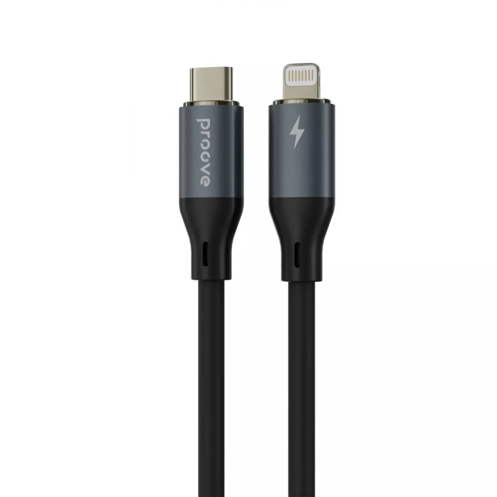 Кабель Proove PowerFull Type-C to Lightning 30W (1m) Black (488550001)