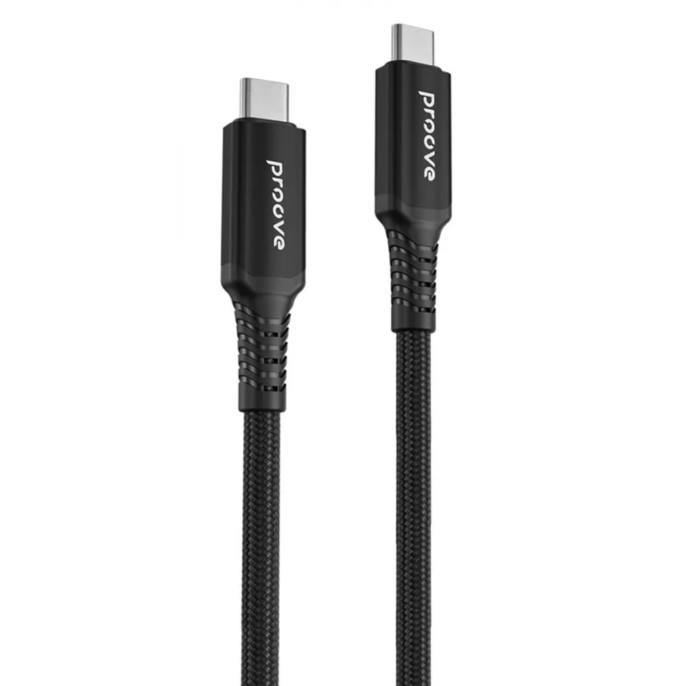 Кабель синхронизації даних Proove Speed Line Type-C to Type С 240W USB 4.0 1m Black (CCSL60002201)