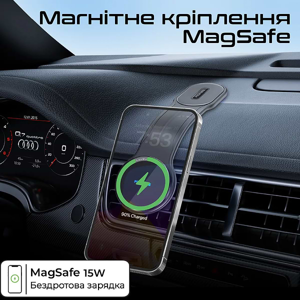 Фото - Автомобільний зарядний пристрій Promate laxmount-15w