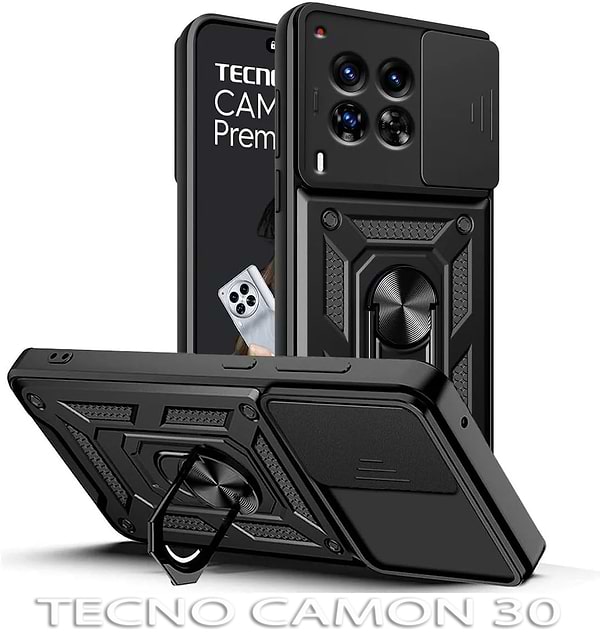 Фото - Чохол для смартфону BeCover Military for Tecno Camon 30 (CL6) Black (712170)