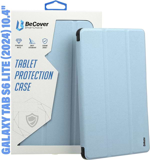 Фото - Чехол для планшета BeCover Soft Edge for Samsung Galaxy Tab S6 Lite (2024) 10.4" P620/P625/P627 Light Blue (710841)