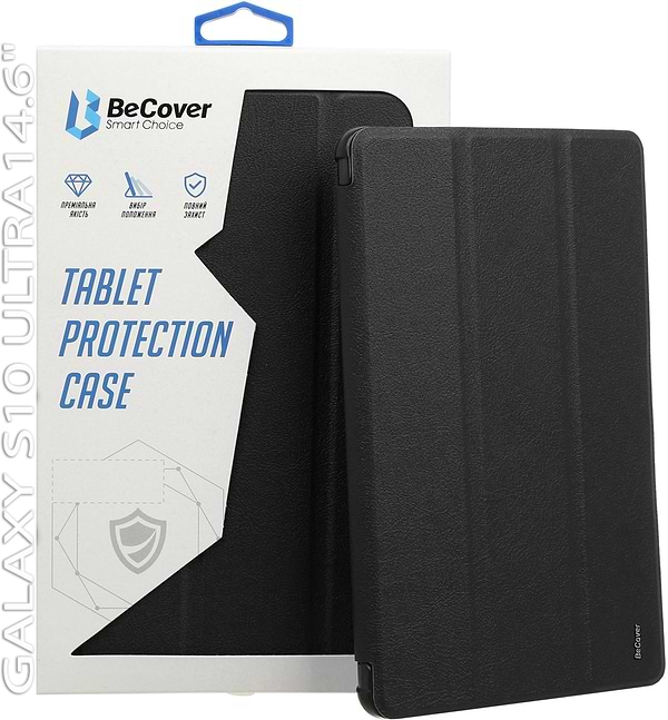 Фото - Чехол для планшета BeCover Smart Case for Samsung Galaxy Tab S10 Ultra (SM-X920/SM-X926) 14.6" Black (712228)