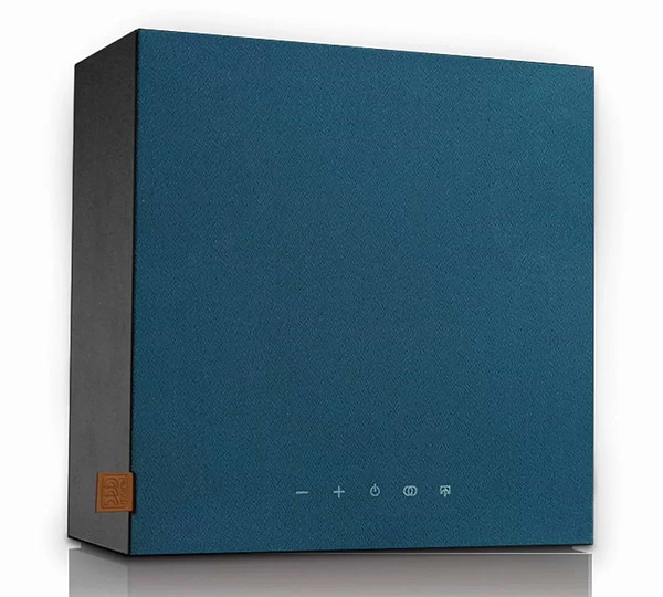 Фото - Акустична система стаціонарна MOREL Hogtalare - Black Cabinet With Blue Grill (EU)