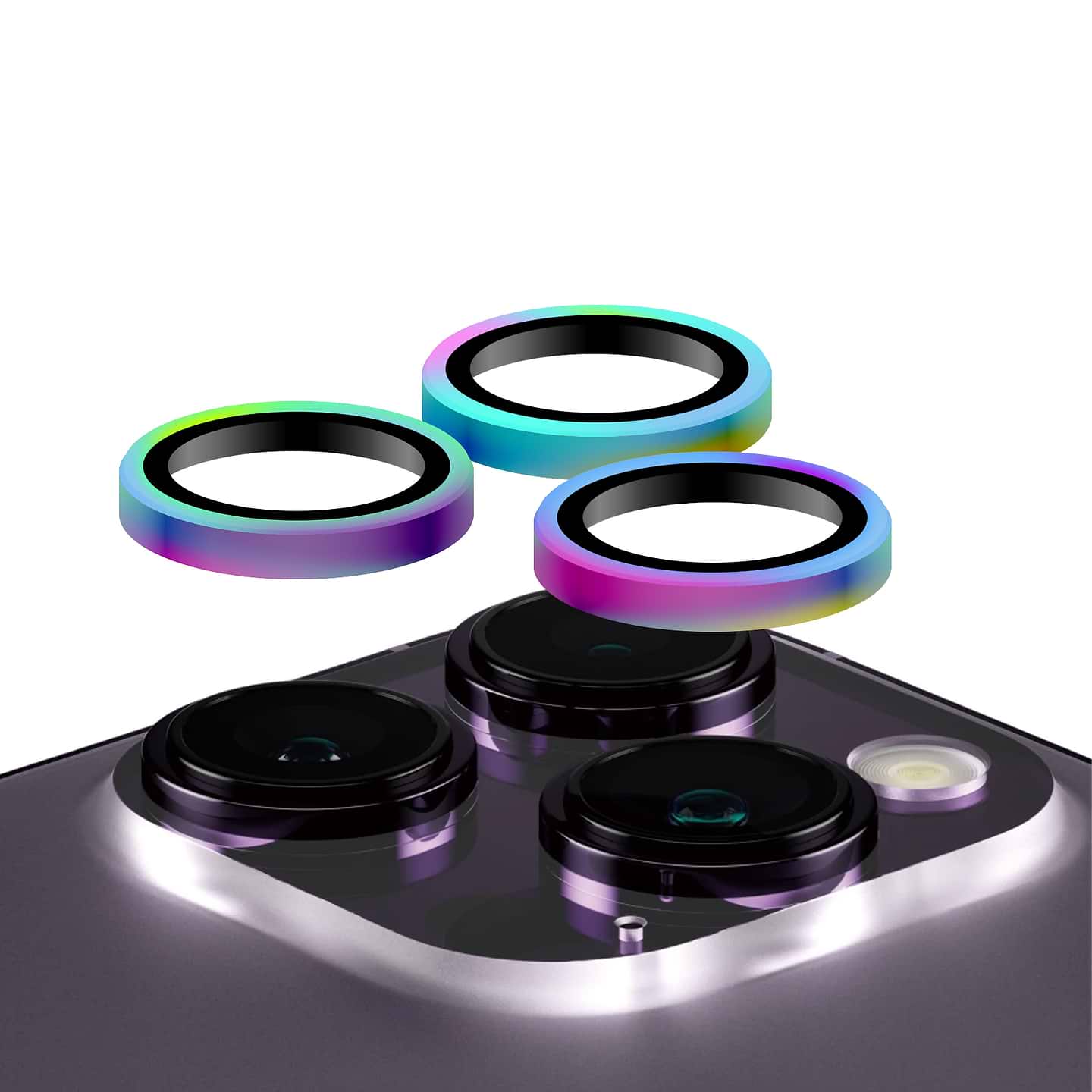 Защитное стекло для смартфона Armorstandart для камеры AR for iPhone 15 Pro / 15 Pro Max Gradient (ARM76130)