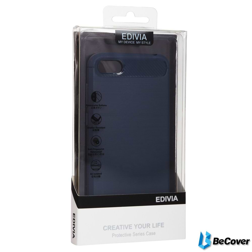 Фото - Чехол для смартфона BeCover Carbon Series for Xiaomi Redmi Go Deep Blue (703357)