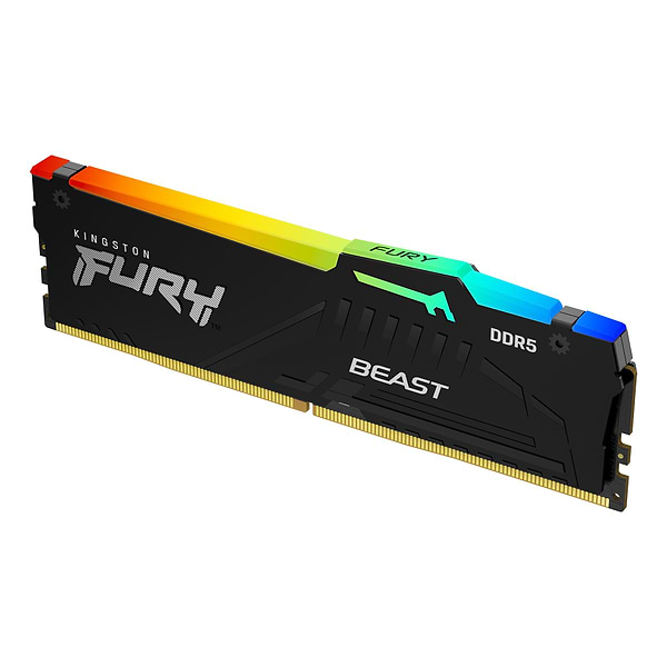 Фото - Память DDR Kingston 16GB DDR5 CL32 DIMM FURY Beast RGB EXPO (KF564C32BBEA-16)