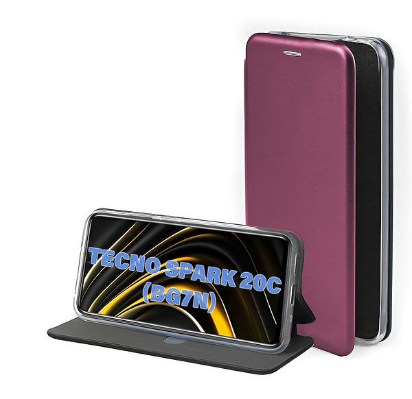 Фото - Чохол для смартфону BeCover Exclusive for Tecno Spark 20C (BG7n) Red Wine (711246)