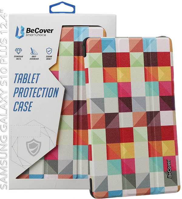 Фото - Чохол для планшету BeCover Smart Case for Samsung Galaxy Tab S10 Plus (SM-X820/SM-X826) 12.4" Square (712247)
