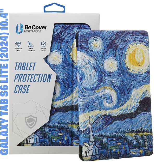 Фото - Чохол для планшета BeCover Smart Case for Samsung Galaxy Tab S6 Lite (2024) 10.4" P620/P625/P627 Night (710830)