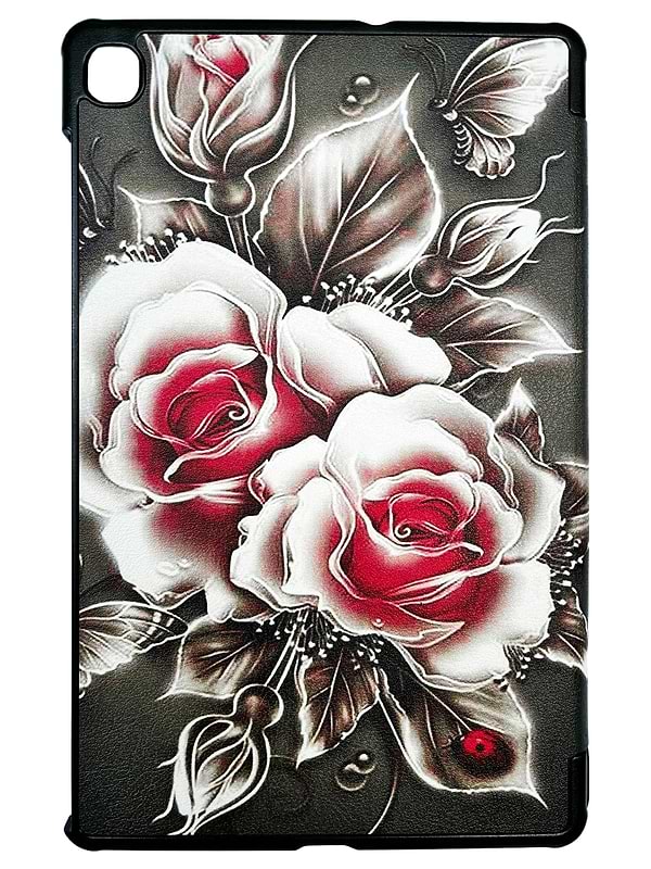 Фото - Чехол для планшета BeCover Smart Case for Samsung Galaxy Tab S6 Lite (2024) 10.4" P620/P625/P627 Black Rose (711286)