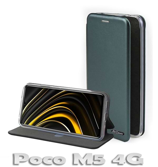 Фото - Чохол для смартфону BeCover Exclusive for Poco M5 4G Dark Green (709019)