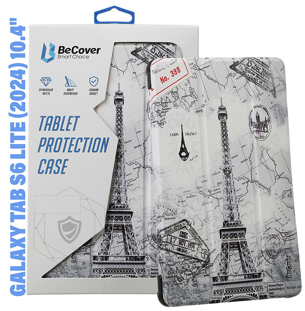 Фото - Чохол для планшета BeCover Smart Case for Samsung Galaxy Tab S6 Lite (2024) 10.4" P620/P625/P627 Paris (710831)