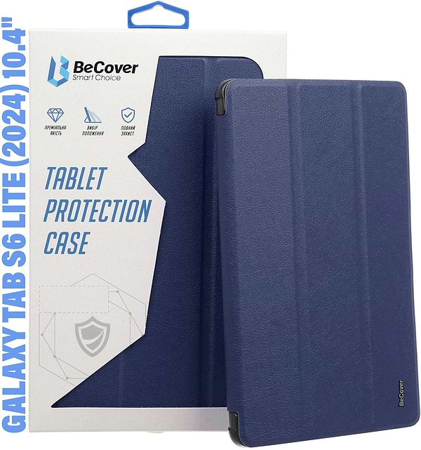 Фото - Чехол для планшета BeCover Soft Edge for Samsung Galaxy Tab S6 Lite (2024) 10.4" P620/P625/P627 Deep Blue (710837)