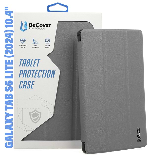 Фото - Чохол для планшета BeCover Smart Case for Samsung Galaxy Tab S6 Lite (2024) 10.4" P620/P625/P627 Gray (710820)