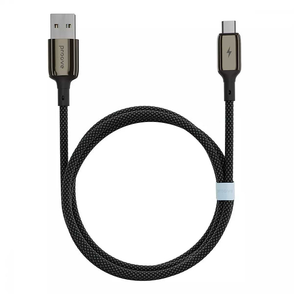 Фото - Кабель Proove Dense Metal Micro USB 2.4A 1m Black (504970001)