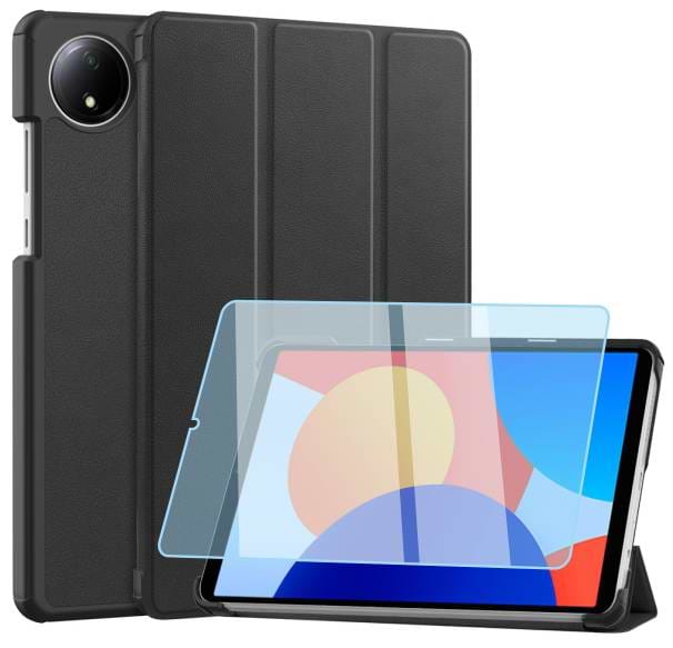 Чехол для планшета AIRON Premium for Xiaomi Redmi Pad SE 8.7'' 2024 с защитной пленкой и салфеткой Black (4822356758486)