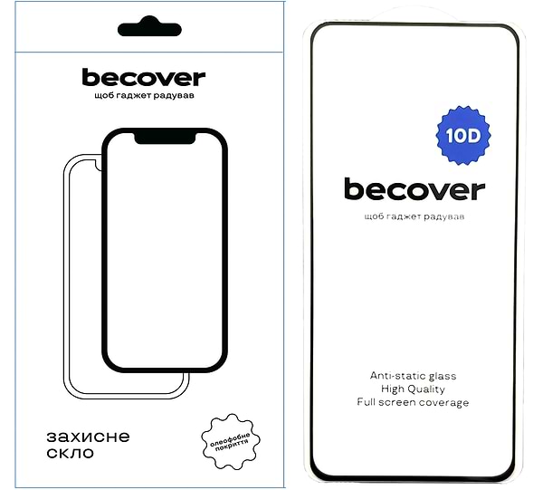 Фото - Захисне скло для смартфону BeCover for Realme 12 4G 10D Black (712341)