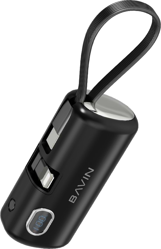 Фото - Батарея мобильная Bavin PC1092S 5000 mAh Mini FAST CHARGING 22.5W Black (Y-PC1092S-BK) Фото - Батарея мобильная Bavin PC1092S 5000 mAh Mini FAST CHARGING 22.5W Black (Y-PC1092S-BK)