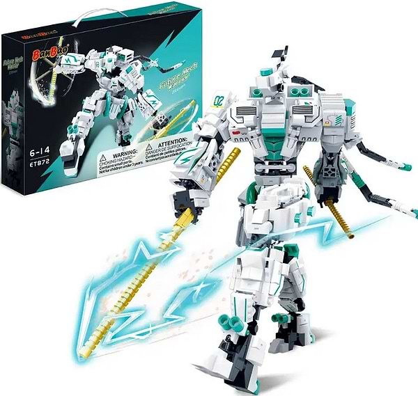Фото - Пластиковый конструктор Banbao Механические воины Стивен (602 элм.) (ET872)