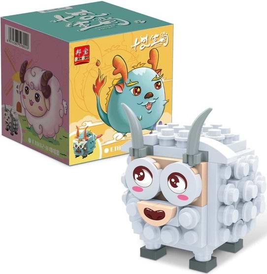 Пластиковий конструктор Banbao "Знаки зодіаку" (96 елм.) Вівця (ET802-8)