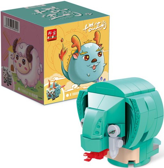 Пластиковий конструктор Banbao "Знаки зодіаку" (80 елм.) Змія (ET802-6)