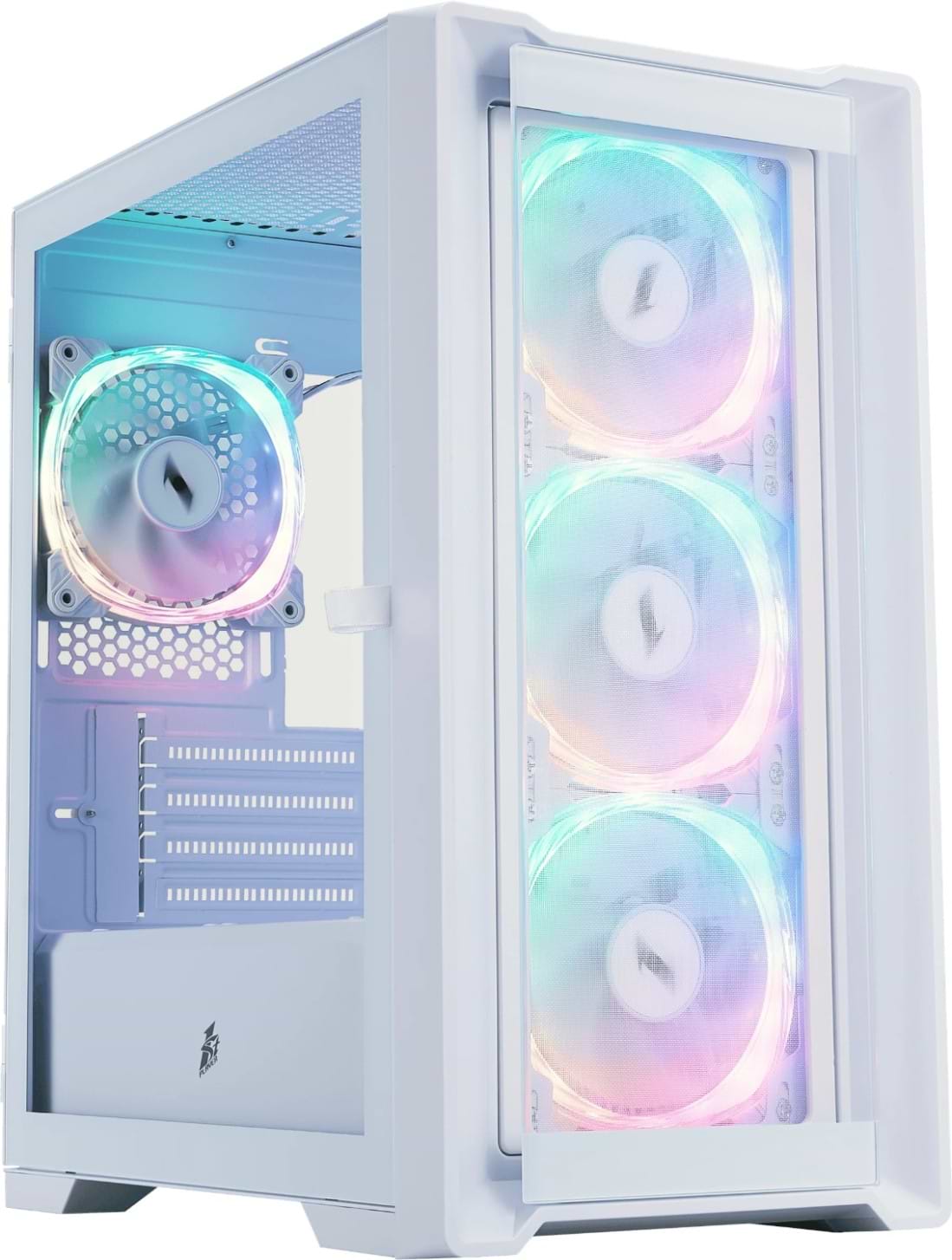 Корпус 1stPlayer T4-G-WH-4FS7-W White