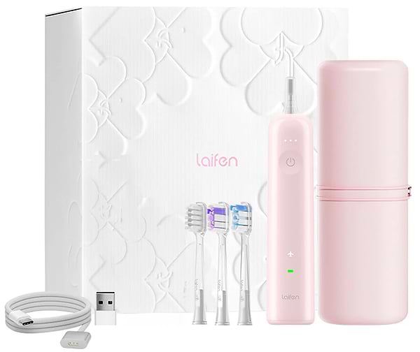 Фото - Зубна щітка електрична Laifen Wave,пластик рожева (1TB91-P-EU-PK-001) Фото - Зубна щітка електрична Laifen Wave,пластик рожева (1TB91-P-EU-PK-001)
