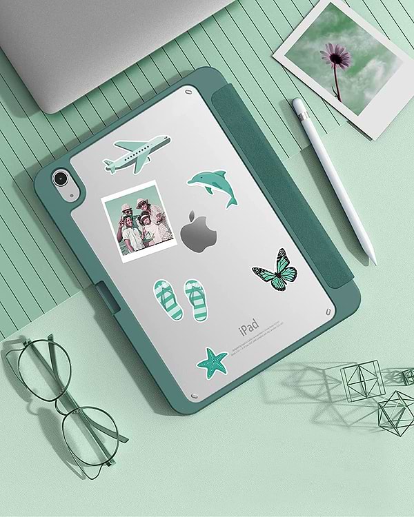 Фото - Чехол для планшета Becover Removable Case с креплением Apple Pencil for Apple iPad 10.9" (2022/2024)/iPad (А16) 2025 11" Dark Green (708763)