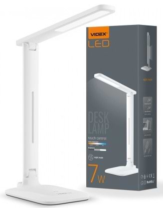 Фото - Настольная лампа Videx VL-TF02W 7W 3000-5500K 220V