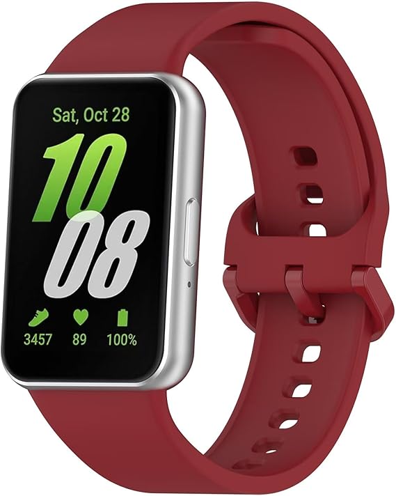 Ремешок для фитнес-браслета BeCover for Samsung Galaxy Fit 3 (20mm) Red (713199)