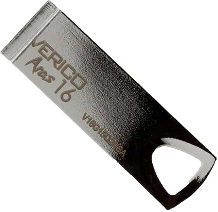 Флеш USB Verico Ares 16GB Black (1UDOV-R9BKG3-NN)