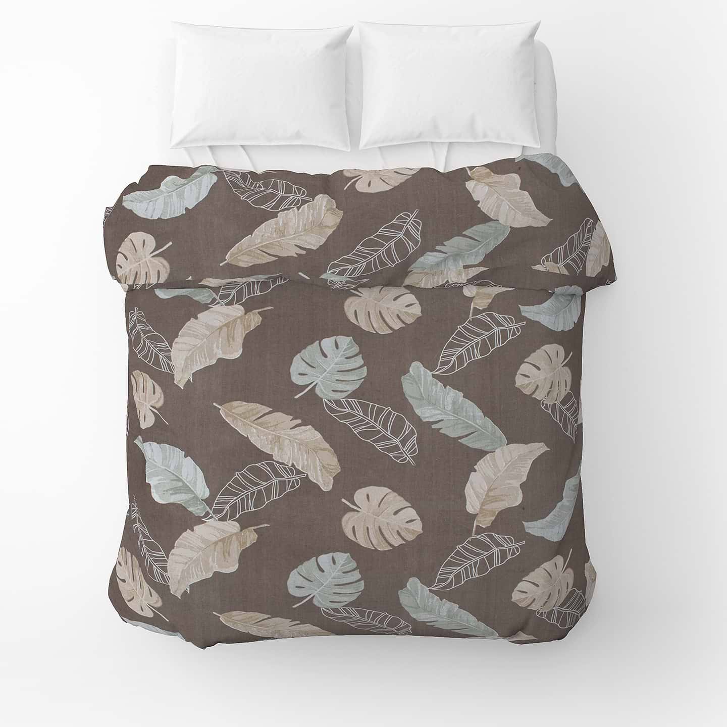 Підковдра двоспальна Home Line 205х220 листопад коричневий (181400)