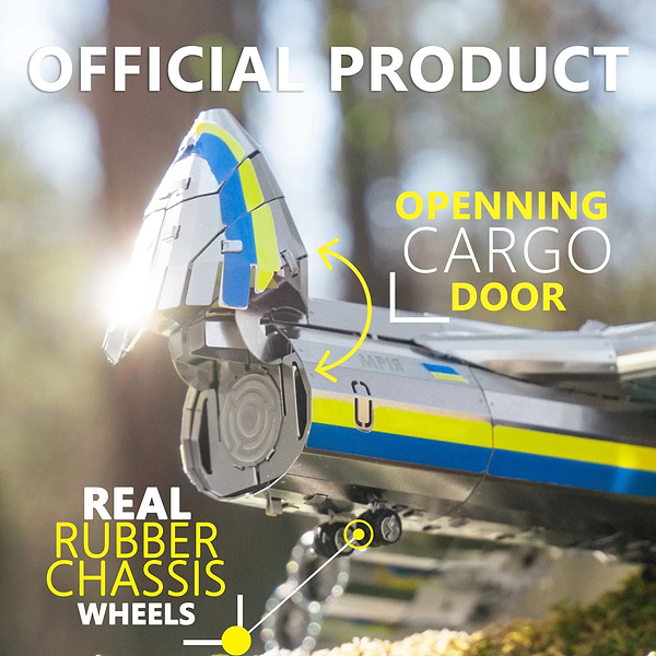 Фото - Металевий конструктор Metal Time механічний літак Мрія АН-225 офіційне видання (MT001)