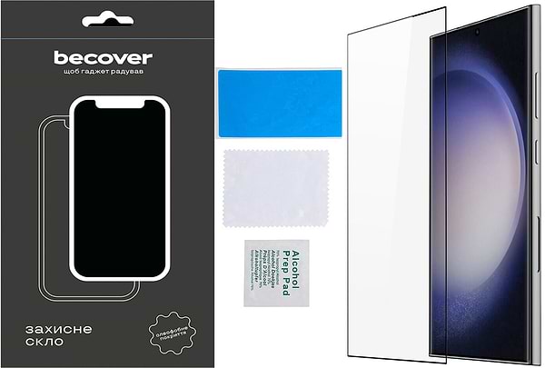 Фото - Захисне скло для смартфону BeCover Samsung Galaxy S24 Ultra SM-S928 Black (711318)