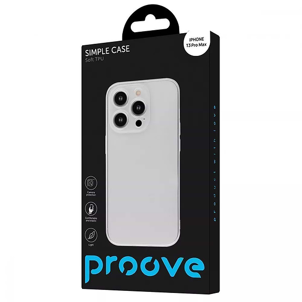 Фото - Чохол для смартфону  Simple Case iPhone 13 Pro Max Transparent (PCSCIP13PM01)