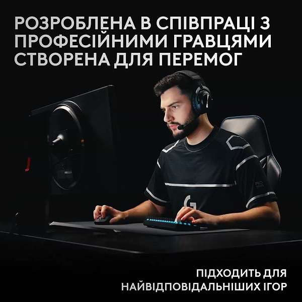 Фото - Клавиатура беспроводная игровая Logitech G Pro X 60 LightSpeed Black (920-011911)