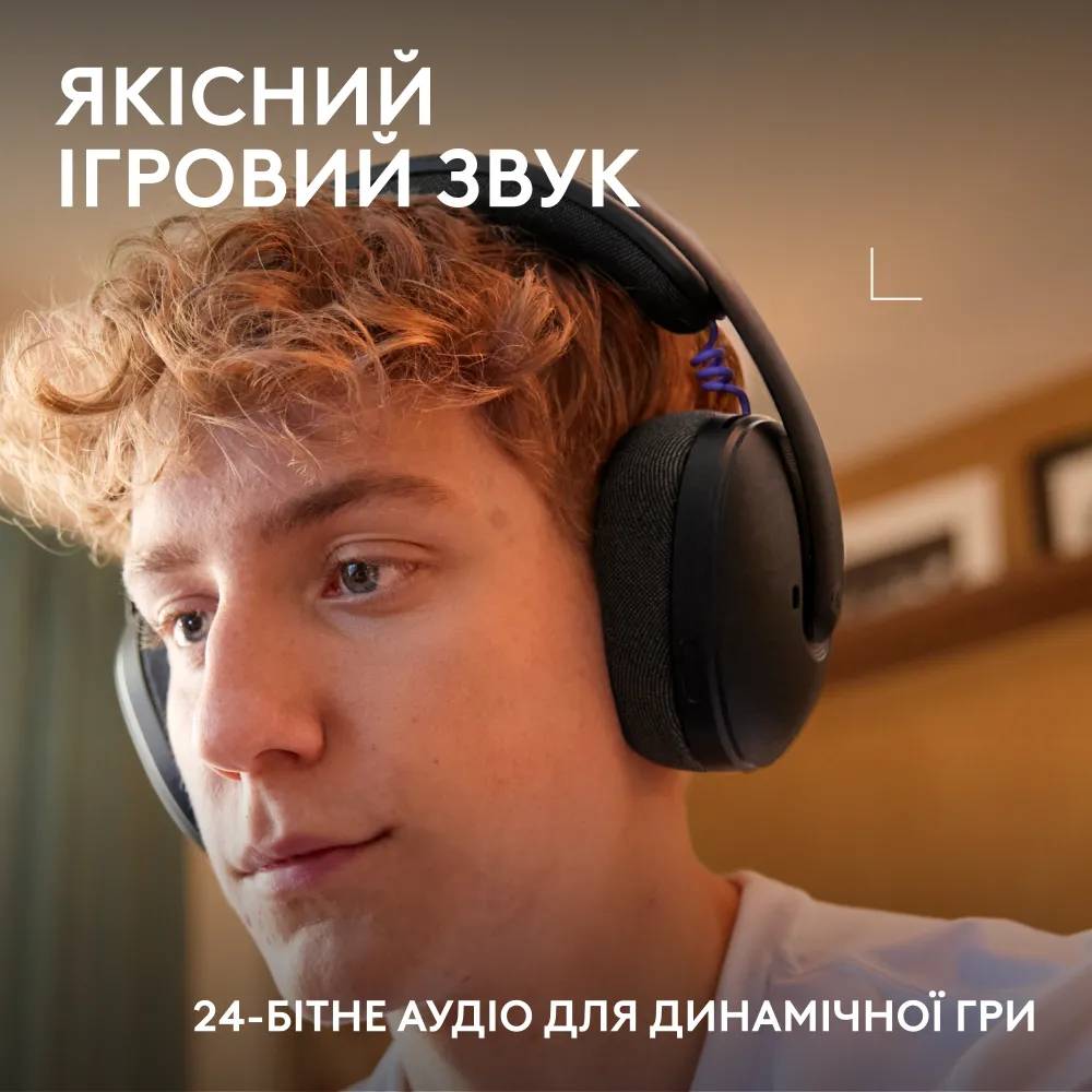 Фото - Гарнитура беспроводная игровая Logitech G325 LightSpeed Black (981-001524)