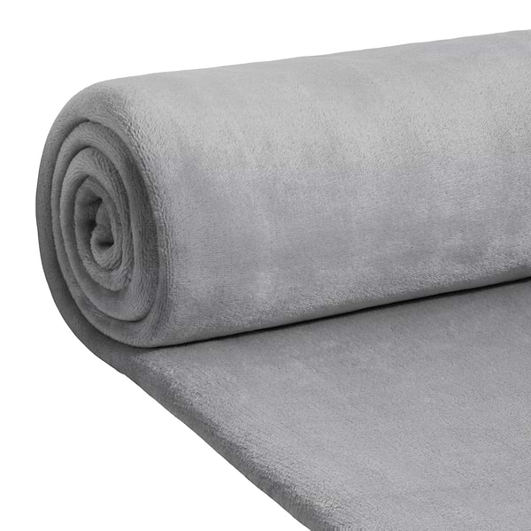 Фото - Плед євро Lelit 200х220 світло-сірий (1203040)