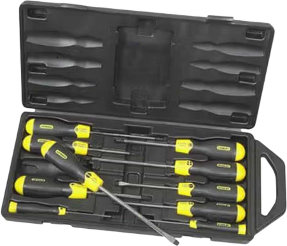 Набір викруток Stanley Cushion Grip 10 шт. (2-65-014)