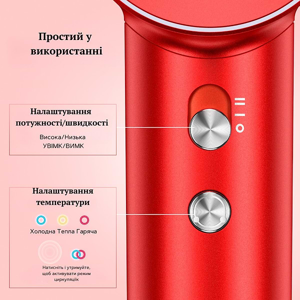Фото - Фен Laifen Swift червоний (LF03-RES-EU)