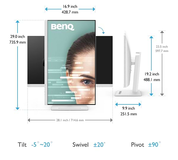 Фото - Монітор BenQ GW3290QT (9H.LLHLA.TBE)