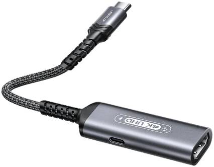 Перехідник JSAUX USB-C to HDMI 4K@60Hz and USB-C PD (HB0201)