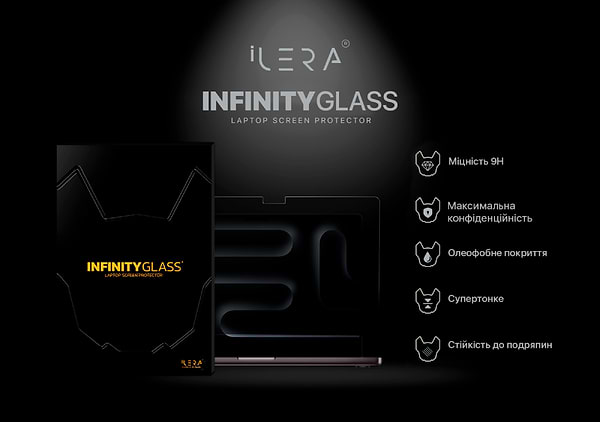 Фото - Защитное стекло для ноутбука ILera Incognito Glass screen protector for MacBook Pro 14" (iLIGLMC3)