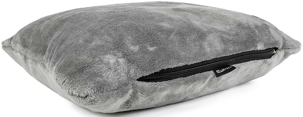 Фото - Набор плед + подушка в авто EVAtech из махры S для Tesla Серые (MBLMPSSGV041)