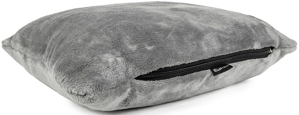 Фото - Набор плед + подушка в авто EVAtech из махры S для Volkswagen Серые (MBLMPSSGV032)