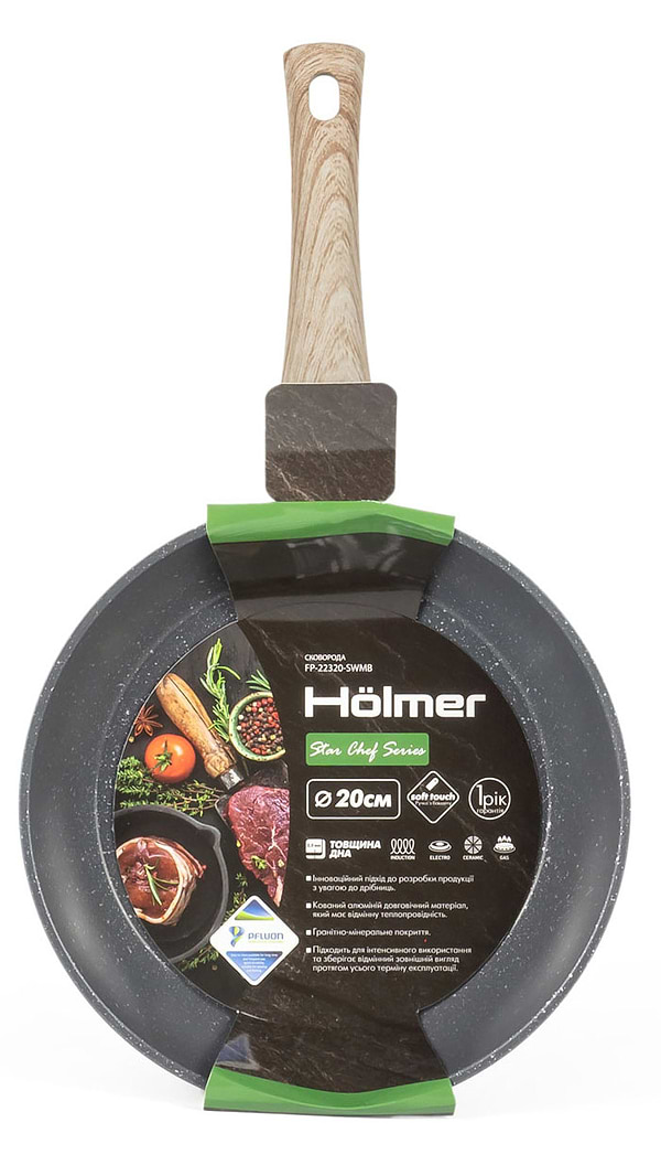 Фото - Сковорода універсальна Holmer FP-22320-SWMB Star Chef