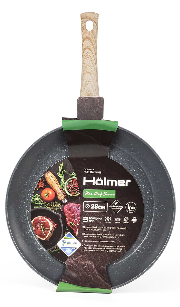 Фото - Сковорода универсальная Holmer FP-22328-SWMB Star Chef